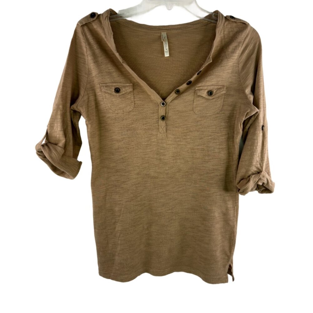 Color Story Women's Tan Top Size:L